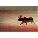 Moosehead by Parvez Taj Painting Print on Wrapped Canvas Thumbnail - 1