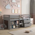 Acme TWIN LOFT BED W/STORAGE Thumbnail - 1