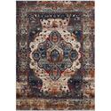 Baldwin Slate Blue/Rust Large Rectangle Rug Thumbnail - 1
