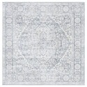 Safavieh Brentwood 832 Rugs, Light Grey / Ivory, 8' X 8' Square, Square Thumbnail - 1