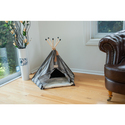 Armarkat Striped Cat Teepee Bed - Cozy Pet House Thumbnail - 1
