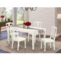 5 Piece Kitchen Table Set - Modern Dining Set for 4 Thumbnail - 1