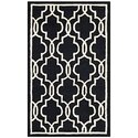 Contemporary Rug - Cambridge Wool Pile -Black/Ivory Style-B Thumbnail - 1