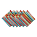 Oversized Baja Stripe Cotton Napkin Set 6-Pack - Design Imports Thumbnail - 1