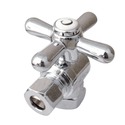 Polished Chrome Angle Stop Valve 3/8 Inch IPS x 3/8 OD Compression - Kingston Brass Thumbnail - 1