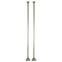 Vintage Style Straight Shower Bath Water Supply Lines for Tub Faucets - Kingston Brass Thumbnail - 1