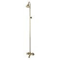 Vintage Polished Brass Wall Mount Clawfoot Tub Faucet Package - Kingston Brass Thumbnail - 1