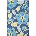 Contemporary Rug - Cedar Brook Cotton Pile -Navy/Green Style-A Thumbnail - 1