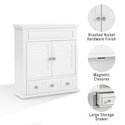 Crosley Lydia Wall Cabinet White Thumbnail - 1