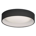 15 Inch Flush Mount Ceiling Light Black Shade Dimmable UL Approved - Dainolite Thumbnail - 1
