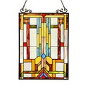 Huszar Tiffany-Glass Window Panel 17.5X25 Thumbnail - 1
