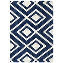 Transitional Rug - Chatham Wool Pile -Dark Blue/Ivory Style-A Thumbnail - 1