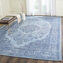 Traditional Rug - Classic Vintage Cotton -Blue Style-A Thumbnail - 1