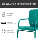 Crosley Ridgeland 2Pc Outdoor Metal Armchair Set - 2 Chairs Thumbnail - 1