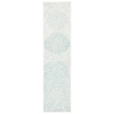Safavieh Capri 215 Rugs, Blue / Ivory, 2'-3" X 9', Runner Thumbnail - 1