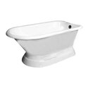 Cast Iron Roll Top Tub Classic Design 78x39 inches - Barclay Products Thumbnail - 1