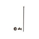 Oil Rubbed Bronze Toilet Valve Kit 5/8 x 3/8 Flat Head 20 - Westbrass Thumbnail - 1