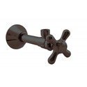 1/2 Copper Sweat x 3/8 OD Brass Angle Stop in Oil Rubbed Bronze - Westbrass Thumbnail - 1
