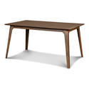 New Classic Furniture Oscar Mid-Century Modern Wood Dining Table -Walnut Brown Thumbnail - 1