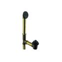 Westbrass Pull & Drain Bath Waste - 14 in. Make-Up, 17 Ga. Tubing in Powdercoated Flat Black Thumbnail - 1