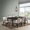 Room Designs Dining Table Cappucino Contemporary Rectangle Thumbnail - 1