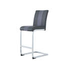 Global Furniture USA Barstool Grey with Grey Stripe Thumbnail - 1