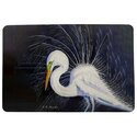 Betsy Drake Interiors Breeding Egret Door Mat 18x26 Thumbnail - 1