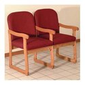 Prairie Two Seat Chair w/Center Arms Thumbnail - 1