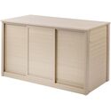 Maykoosh Seaside Style Storage Cabinet, Large, Maple Finish - 48.43"D X 24.72"W X 27.99"H With 1 Door, Painted, Shelves Included, Flat Panel, Pet Supplies - Length:153 Thumbnail - 1