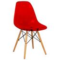 LeisureMod Dover Molded Side Chair Thumbnail - 1