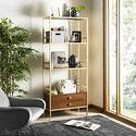 Tiered Wooden Storage Etagere, 4 Drawer Organizer for Home Office Desk - Safavieh Thumbnail - 1
