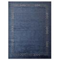Rugsotic Carpets Hand Knotted Gabbeh Wool 9'x12' Area Rug Contemporary Blue OJL00530 Thumbnail - 1