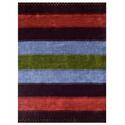 Rugsotic Carpets Hand Knotted Gabbeh Silk 8'x10' Area Rug Contemporary Brown Silver OJLS0A98 Thumbnail - 1