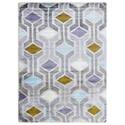 Rugsotic Carpets Hand Knotted Viscose 5'x8' Area Rug Contemporary Multicolor OJV00004 Thumbnail - 1