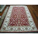 Easy Care Polypropylene Traditional Rug Red/Ivory 3'L x 2'W - Safavieh Thumbnail - 1