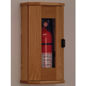 Wooden Mallet Fire Extinguisher Cabinet Thumbnail - 1