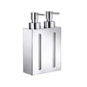 Polished Chrome Wall Mount 3 Container Soap Dispenser 8 1/2 H - Smedbo Thumbnail - 1