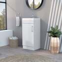 FM FURNITURE Madrid Bathroom Vanity in melamine with 1 door Thumbnail - 1