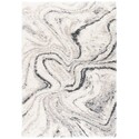 Safavieh Fontana Shag 848 Rugs, Ivory / Grey, 10' X 14', Large Rectangle Thumbnail - 1