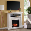 SEI Nobleman Touch Screen Electric Media Fireplace w/ Tile Surround Thumbnail - 1