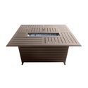 Outdoor Aluminum Rectangular Propane Fire Pit with 42K BTUs & Ignition Thumbnail - 1