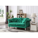 Glory Furniture Hollywood G0662A-L Green Loveseat Thumbnail - 1