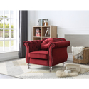 Glory Furniture Hollywood G0669A-C Burgundy Chair Thumbnail - 1