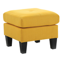 Glory Furniture Newbury G470-O Yellow Ottoman Thumbnail - 1