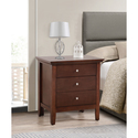 Hammond Solid Wood 3 Drawer Nightstand, Cappuccino - Glory Furniture - G5425-N Thumbnail - 1