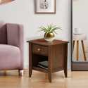 Modern Nightstand with Drawer - East West Furniture Gallatin Thumbnail - 1