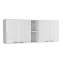 TUHOME portofino 150 four-door wall cabinet white - Thumbnail 1