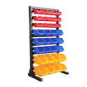 King's Rack 8-Tier Metal Organizer Shelving Rack with 35 Bins in Multi-Color Thumbnail - 1