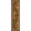 Wool Pile Beige Traditional Large Rectangle Rug 7'6x9'6 - Safavieh Thumbnail - 1