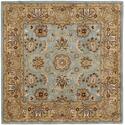 Heritage Blue/Gold Square Rug Thumbnail - 1